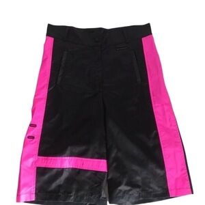 Koral Black and Fuchsia Women’s Boxing Trunks